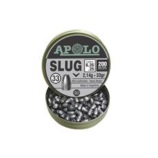 Caja Balines Slug 33Gr 6.35 X 200U Apolo