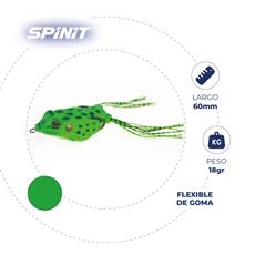 Señuelo Spinit Frog Popflex 60-18 Ver