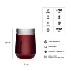 Vaso Stanley Everyday Con Tapa 295Ml Wine