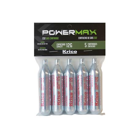 CAPSULAS(X5)KRICO CO2 12G POWERMAX