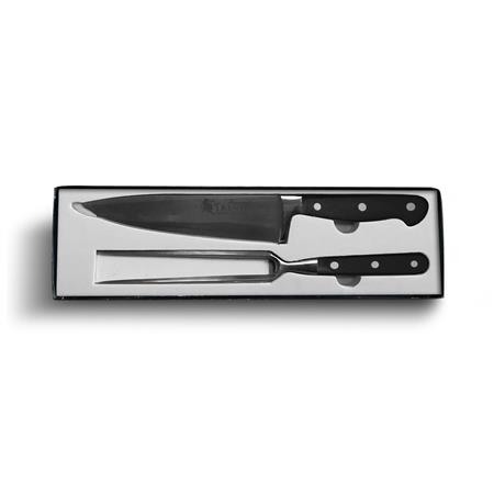 Juego Trento 2P Cuchillo/Trinche Negro