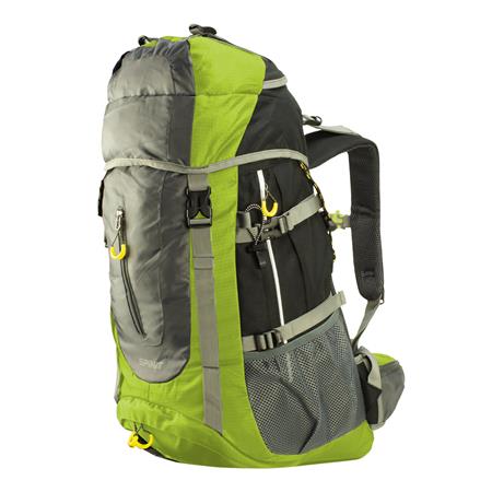 MOCHILA SPINIT TREKKER 40+5 VERDE/GRIS 45L                