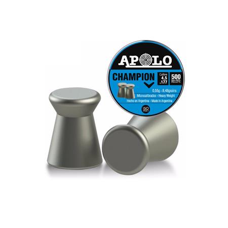 Caja Balines Champion 4.5 X 500U Apolo