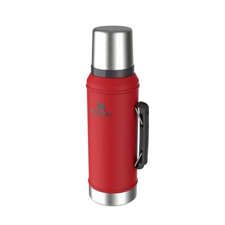 Termo Stanley Clasico Con Tapon Cebador 950Ml Rojo