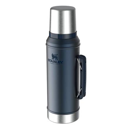 TERMO STANLEY CLASICO CON TAPON CEBADOR 950ML AZUL