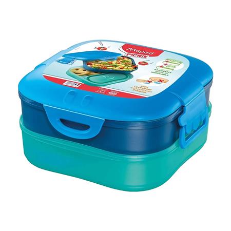 Porta Alimentos Maped Plastico Picnik 3En1 Azul