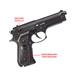 Pistola Asg A Soft M92Fs 6Mm 14097