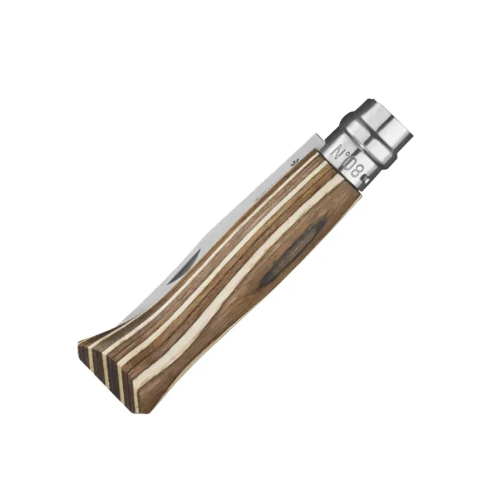 CORTAPLUMAS OPINEL N8 LAMINATED BIRCH BROWN - Imagen 5
