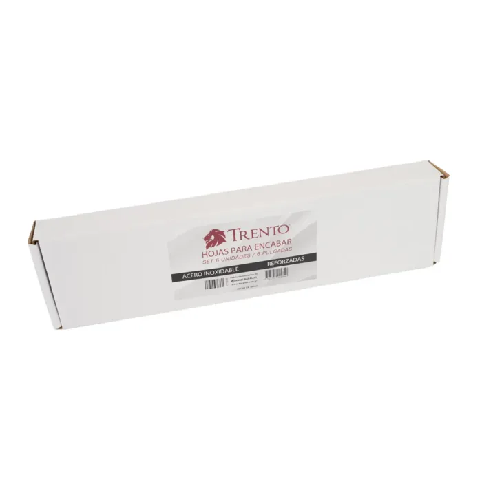 SET X6 HOJA TRENTO REFORZADA 6 INOX P/ENCABAR - Imagen 4