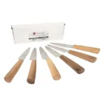 SET X6 CUCHILLO TRENTO 5 INOX REFORZADO NOGAL - Imagen 3