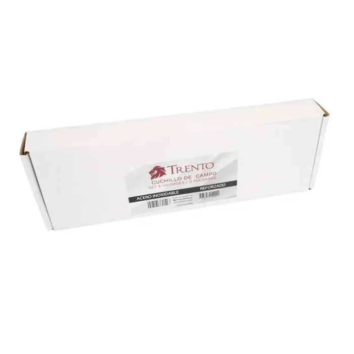 SET X6 CUCHILLO TRENTO 5 INOX REFORZADO NOGAL - Imagen 4