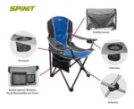 Sillón Spinit Director – Azul - Imagen 4