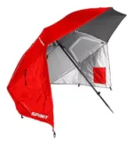 Sombrilla C/ Rompeviento Tipo Carpa 2.40 m Playa