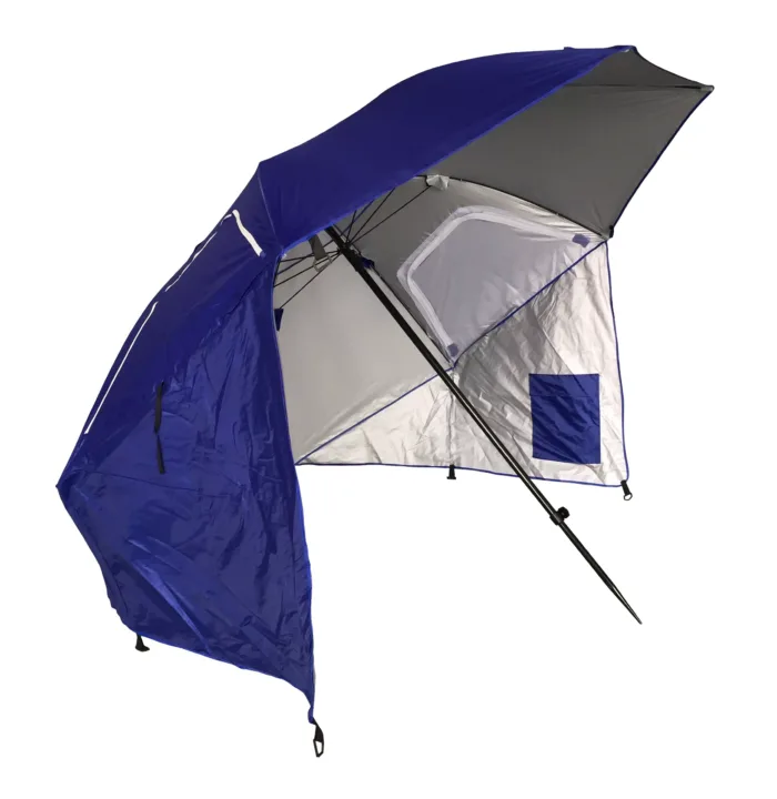 Sombrilla C/ Rompeviento Tipo Carpa 2.40 m Playa - Imagen 2