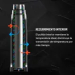 Termo Lumilagro Luminox 1lt – Blanco - Imagen 6