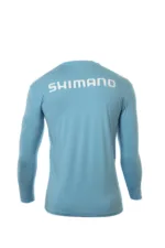 CAMISETA MANGA LARGA SHIMANO TECH TEE CELESTE 2XL - Imagen 2
