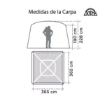 COMEDOR DOITE SUIZA 3.65 X 3.65 M.05802 - Imagen 6