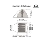 CARPA DOITE SUNTERRA EXR P/4 PERS M15908 - Imagen 4