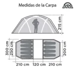 CARPA DOITE PRADERA P/9 PERSONAS M.15956 - Imagen 2