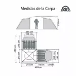 CARPA DOITE SUNVALLEY P/10 PER.M.15992 - Imagen 4
