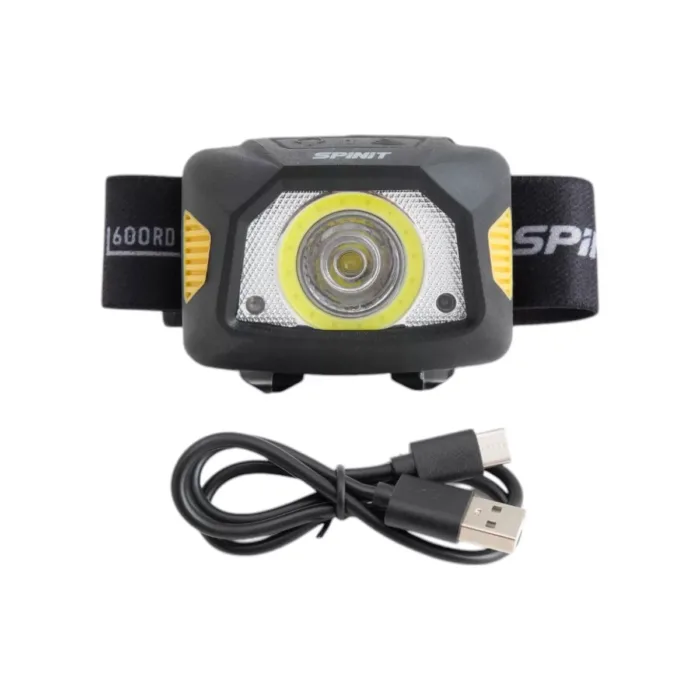 LINTERNA SPINIT HL600RD SENSOR RECARGABLE DUAL - Imagen 7