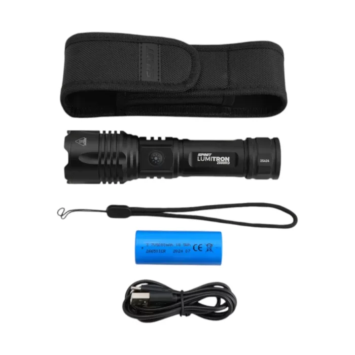 LINTERNA SPINIT LUMITRON 2000RD FUNDA RECARGABLE DUAL - Imagen 7