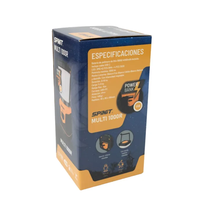 FAROL SPINIT MULTI 1000R RECARGABLE - Imagen 12