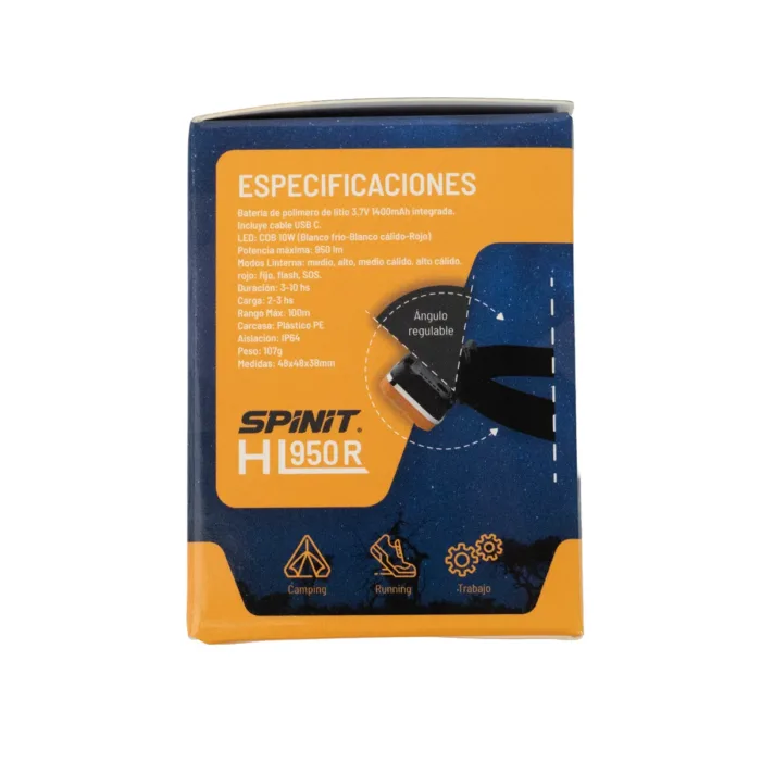 LINTERNA SPINIT HL950R RECARGABLE - Imagen 11