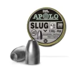 CAJA BALINES SLUG 40GR 6.35 X 200U APOLO