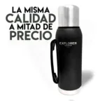 TERMO APOLO ACERO 1L NEGRO - Imagen 2