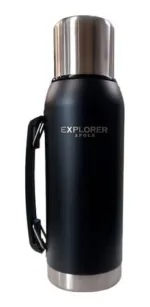 TERMO APOLO ACERO 1L NEGRO