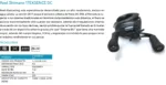 REEL SHIMANO 17EXSENCE DC XG LEFT - Imagen 2