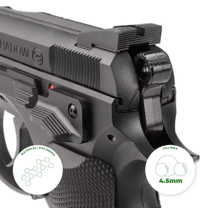 PISTOLA ASG Co2 CZ SHADOW 4.5MM 17526 - Imagen 4