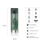 BOTELLA STANLEY FLOWSTEADY 503ML GREEN - Imagen 2