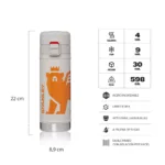 BOTELLA STANLEY FLOWSTEADY 503ML ASH - Imagen 2