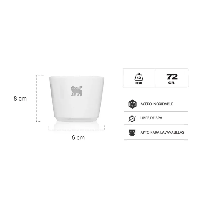TAZA STANLEY DAYBREAK CUP 65ML PALE STONE - Imagen 4