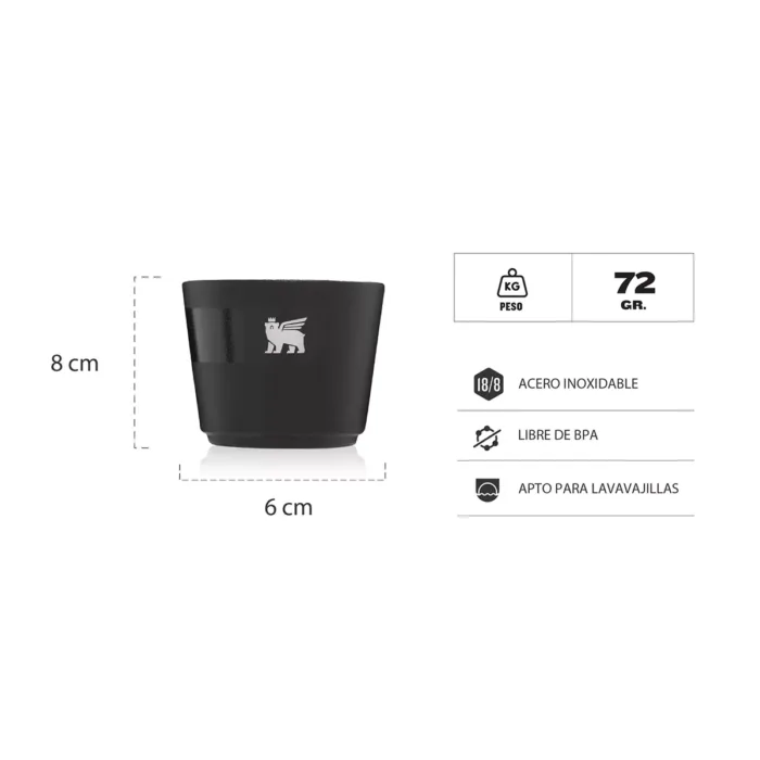 TAZA STANLEY DAYBREAK CUP 65ML BLACK - Imagen 4