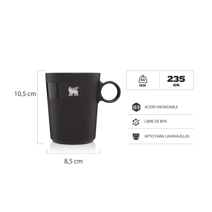 TAZA STANLEY DAYBREAK CUP 313ML BLACK - Imagen 4