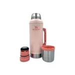TERMO STANLEY CLASICO CON TAPON CEBADOR 950ML ROSA - Imagen 3