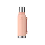 TERMO STANLEY CLASICO ASA PLEGABLE 1.4LT ROSA