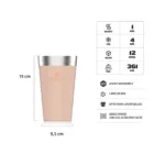 Vaso Térmico Stanley Pinta 473ml – Naranja - Imagen 2