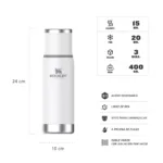 TERMO STANLEY ADVENTURE TO GO 500ML POLAR - Imagen 2