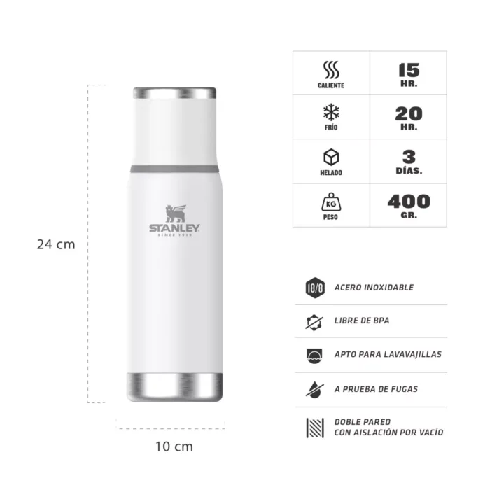 TERMO STANLEY ADVENTURE TO GO 500ML POLAR - Imagen 2