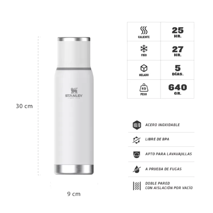 TERMO STANLEY ADVENTURE TO GO 1LT POLAR - Imagen 3