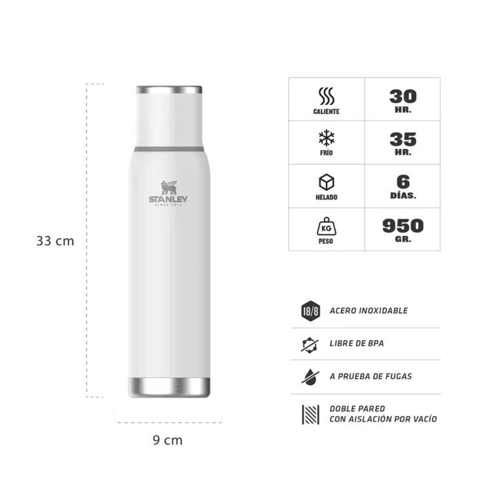 TERMO STANLEY ADVENTURE TO GO 1.3LT POLAR - Imagen 4