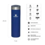 Botella Térmica Stanley Aerolight 591ml – Azul - Imagen 2