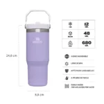 Botella Térmica Stanley Flip Straw 887ml – Azul - Imagen 14
