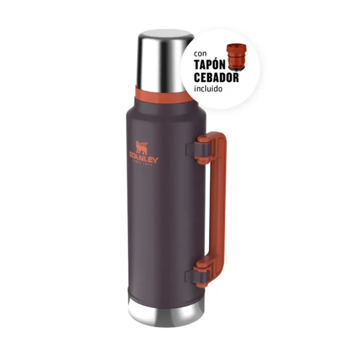 TERMO STANLEY CLASICO ASA PLEGABLE 1.4LT PLUM - Imagen 2