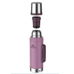 TERMO STANLEY CLASICO CON MANIJA Y TAPON CEBADOR 950ML LILAC - Imagen 2