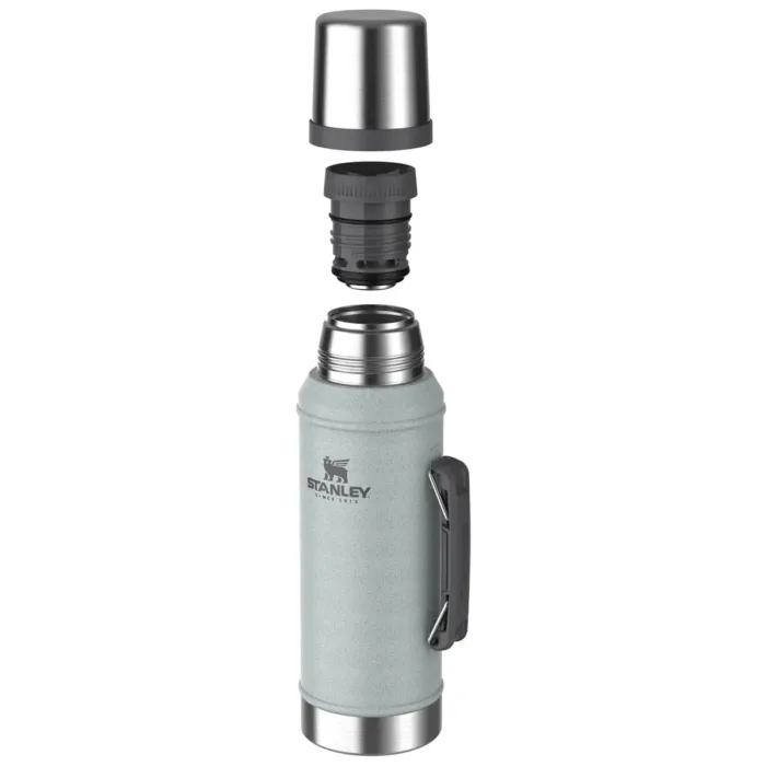 TERMO STANLEY CLASICO CON MANIJA Y TAPON CEBADOR 950ML SILVER - Imagen 2